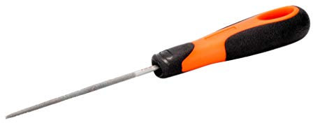 Bahco 1-230-08-1-2 Rundfeile mit Heft, 200 x 8,0 mm, Hieb 1