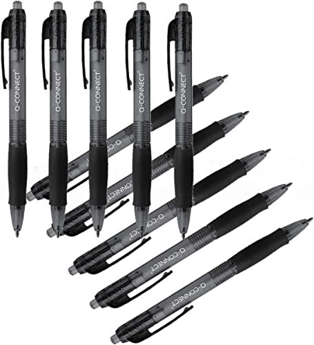 Q-Connect KF00267 Kugelschreiber, 0,7 mm, schwarz