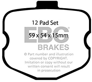 EBC Brakes DP41771R Yellow stuff Brake Pads
