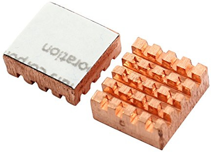 sourcing map 2 Stücke RHS-03 Kupfer Kühlkörper/RAM-Kühler für DDR DDR2 DDR3