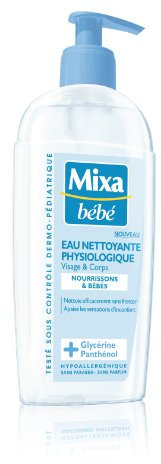 Mixa Bebe Physiologisches Reinigungswasser, 250 ml, 2 Stück