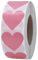 Hylabelest Pink Farbe Codierung Dot Etiketten 30 mm Love Herz natur Papier Aufkleber selbstklebend Label 1.000 Pro Rolle 1 roll rose
