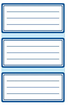 Herlitz 830240 Buchetiketten, klassisch selbstklebend, 9 Stück