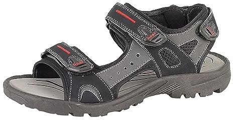 Mens Black Casual Summer Sandals Size 8