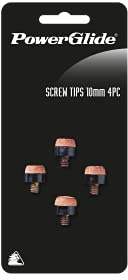PowerGlide Snooker & Pool Screw in Cue Tips | 10mm or 11mm Diameter | 4 or 25 Tips