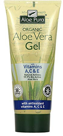 Aloe Pura Aloe Vera Gel + Vit A, C & E 200ml - PACK OF 3