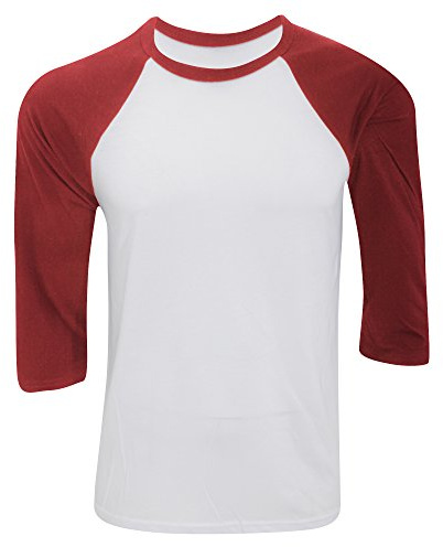 Bella Canvas Mens Triblend ¾ Sleeve Baseball T-Shirt