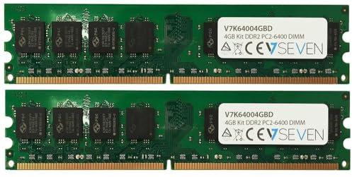 V7 V7K64004GBD V7 4GB DDR2 PC2_6400 _ 800MHZ DIMM Module de mémoire _ V7K64004GBD