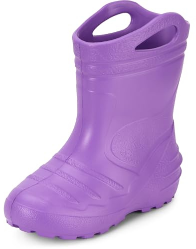 Ladeheid Gummistiefel Kinder federleichte Eva Regenstiefel für Mädchen und Jungen Thermo Gummistiefel gefüttert KL051