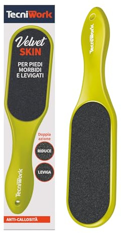 Velvet skin - La raspa maxiformato per piedi soffici e levigati, naturalmente morbidi 1 pz (Lime)