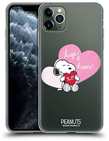 Head Case Designs Offiziell Offizielle Peanuts Snoopy Umarmungen Und Küsse Versiegelt Mit Einem Kuss Soft Gel Handyhülle Hülle kompatibel mit Apple iPhone 11 Pro Max