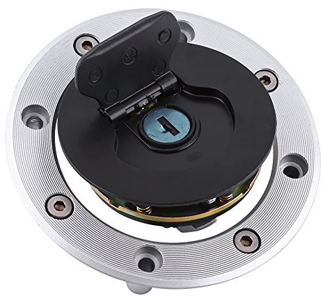 gas cap + Motorrad Tankdeckel, Tankdeckel mit 2 Schlüsseln für GSX-R600 GSX-R750 GS500 GSXR1300