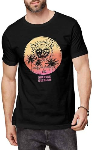 Sublime T Shirt Skunk Records So Cal Ska Punk Logo Nue offiziell Herren Schwarz L