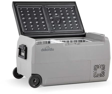 Dellonda 36L Portable Car Fridge, Freezer, 12/24V Dual Zone Compressor - DL13