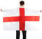 England Wearable Flag Cape - Pack of 1-5ft x 3ft St Georges Flag with Armholes - Football, Rugby Sporting Events, St George's Day Street Parties, Festivals and Celebrations