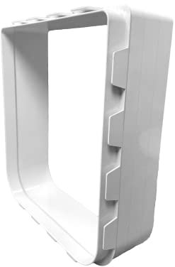 Closer Pets Wall Liner - Compatible with Large Closer Pets, Cat Mate & Dog Mate Pet Flaps 221 & 357, White (Pack of 2)