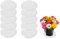 JFBUCF Lot de 10 soucoupes transparentes de 20 cm pour pot de fleurs en plastique résistant pour plantes d'intérieur et d'extérieur