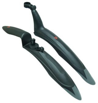 smartEC Fahrrad Schutzblech 2er Set Mountainbike MTB 26-28 Zoll Reifen-Schutzblech für vorne und hinten Schutz vor Schmutz und Spritzwasser einfache Montage für 26-28 Zoll Fahrräder