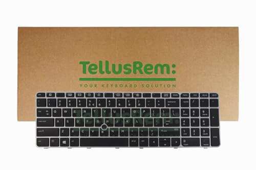 TellusRem replacement US backlit keyboard for HP 850 G3, 850 G4, 755 G3, 755 G4