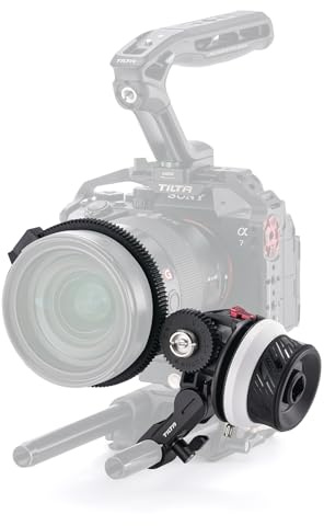 Tilta Pocket Follow Focus | Präziser Fokusring mit A/B-Stopps | Flüssigkeitsdämpfungssystem | 15 mm Stab- und Stangenhalter | funktioniert mit den meisten Kameras und Objektiven | leicht, bequem und