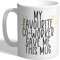 I Love Mugs - My Favourite Co-Worker Gave Me This Mug - Colleague Mug, Ceramic, 11fl.oz.