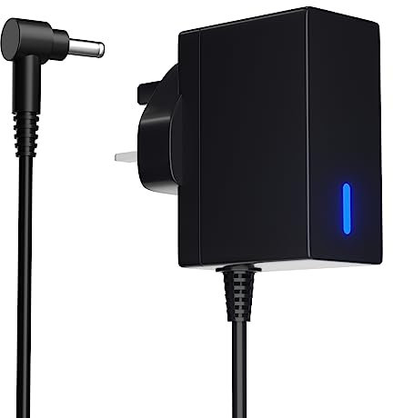 Hisewen Charger for Dyson V10 V11, 30.45V 1.1A AC Charger for Dyson SV12 SV14 Absolute Animal Cordless Vacuum Cleaner UK plug
