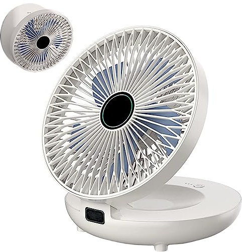 Household Dual-use Kitchen Fan, Foldable Air Circulation Fan, Wall Mounted Circulation Fan, Dual Purpose Ultra Quiet Mini Air Circulator Fan With Oscillating Function, For Home, Desktop