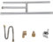 VEVOR Brûleur de Brasero Encastrable 152,4x457,2 mm Kit Brûleur de Foyer Rectangulaire en Acier Inoxydable au Gaz Naturel et Propane 90 000 BTU pour Utilisation Intérieure et Extérieure Maison Jardin