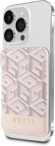 CG Mobile Guess Portefeuille avec Porte-Cartes Motif Rayures Rose