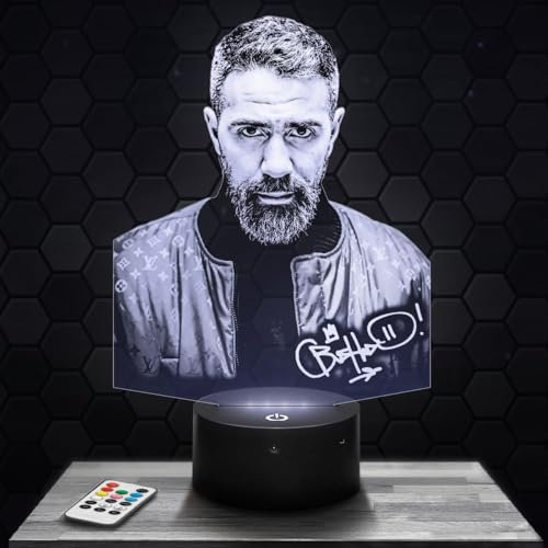 Lampephoto.fr Nachttischlampe Bu shi deko Deutsch Rap Hip Hop. Geschenkidee Mann Frau objekt Bushi Nachtlicht Erwachsene deko Zimmer. Weihnachten