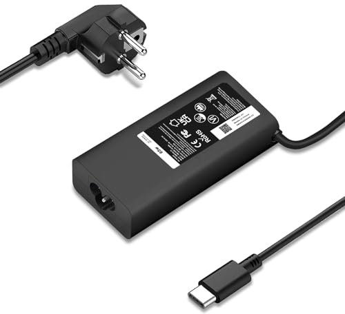65W DELL Laptop ladegerät, USB C Netzteil ladegerat Ersatz für Dell Chromebook 3300 3400 5190 5300 5400 7300, Latitude 5420 5320 7410 7310 2-in-1 P28T,XPS 12 13 9250 9350 9360 Typ C Ladekabel Notebook