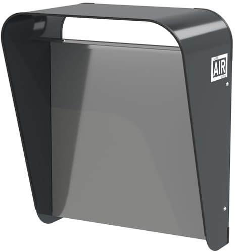 Box Air Klima Wallbox Wetterschutz - Schutzdach für e-Auto Ladesäule - Regenschutz, UV-Schutz, Aluminium-Verbundmaterial - Wallbox Abdeckung, Wetterfestes Zubehör