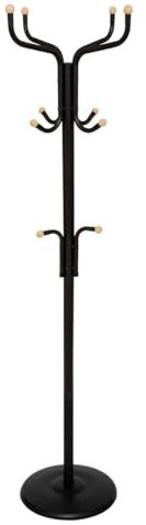5five - porte-manteaux 11 patères 176,5cm noir