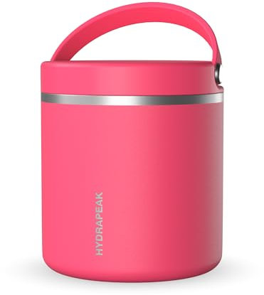 Hydrapeak Termo de acero inoxidable aislado al vacío de 25 onzas | Termo para niños para alimentos calientes y fríos, termo de sopa de boca ancha a prueba de fugas para adultos, 10 horas de calor y 16