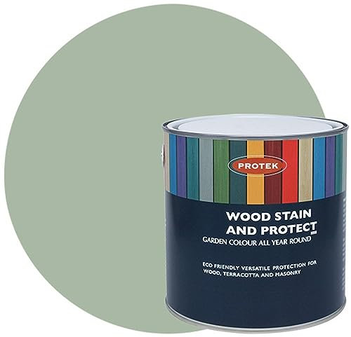 Protek Wood Stain & Protector Green Oat 1 Litre
