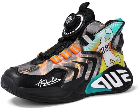 CZHIHANEG Zapatos De Baloncesto para Niños - Zapatos Deportivos para Correr