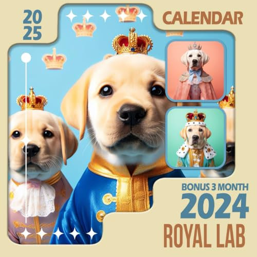 Royal Lab Calendar 2025: 15-Month Covering Oct 2024 to December 2025, Bonus 3 Months 2024 ,with Holidays, Large Note Sections, Great Gift For Organizing & Planning