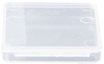 MULAIDI Cajas pequeñas cuadradas de plástico transparente para almacenamiento de joyas, manualidades, para estuche, recipiente, platos cuadrados de plástico transparente