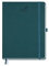 BEZEND Kalender 2025 Buchkalender ca.A4 28,5 x 21,5 cm | Terminplaner 2025 Wochenkalender 1 Woche 2 Seiten mit Monats-Register | Planer & Terminkalender A4 mit PU-Leder Hardcover - Dunkelgrün