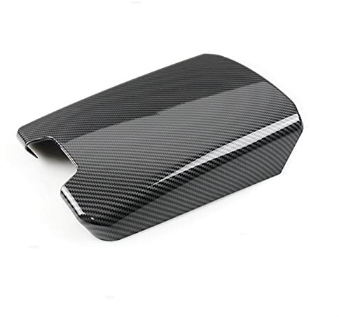 WEINUANXIN Staufach Mittelkonsole Für A&UDI A6 C8 2019-2021 Auto Kohlefaser Textur Mittelkonsole Deckel Armlehne Aufbewahrungsbox Abdeckung Schutzleiste
