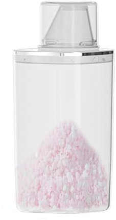 Xvilmaun Dispenser per detersivo, dispenser per detersivi, dispenser per perle di profumo, contenitore per detersivo, contenitore per polvere con uscita a forma di U, dispenser per detersivo ermetico