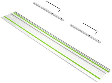 55in Track Saw Guide Rail for festool Track Saw, 55 Guide Rail with Connector(in Guide Rail)for festool FS1400/2 Guide Rail, Perfect for festool Track Saw and Woodworking Longer Cuts, 2 Year Warranty