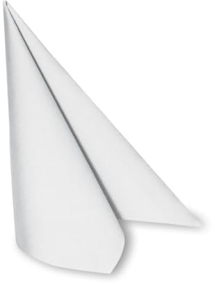 DeinPack 250 x Airlaid Serviette 40 x 40 cm weiß HORECA - hochwertige Einwegservietten stoffähnlich - Reißfest, Saugstark & Formstabil - ideal für Hochzeit, Partys und Events