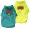 2 Stück/3 Stück Fleece Hundepullover für kleine Hunde, weicher Warmer Rollkragen Hunde Sweater Mantel, Haustier Welpe Katze Winterbekleidung (A-Grün Gelb, XL)