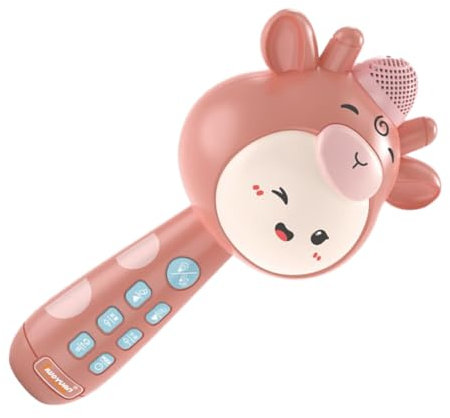 ERINGOGO 1ensemble Microphone sans Fil pour Garçon Fille Jouet Musical avec Enceinte Intégrée pour Karaoké pour Fêtes Et Éveil Musical des Garçons Et Filles