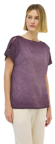 T-Shirt mit Knopfdetail