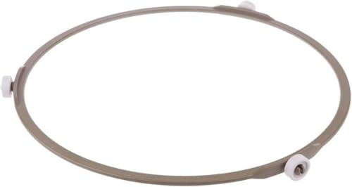 1PC Brown Large Microwave Turntable Ring Microwave Oven Rotating Roller Support Ring,Microwave Glass Plate Tray Wheel Ring Turntables Inner Ring,Microwave Oven Replacement Parts and Accessories