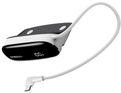 BOBOVR PD100 2-in-1 Base di Ricarica & 30W USB-C PD Power Bank Per B100 Batteria-Ricarica Rapida Bidirezionale, Cavo Integrato,Porte Multiple (Dock Only)