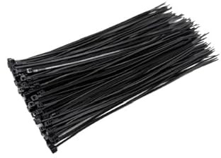 100 Pack Premium Cable Ties (Black, 150mm x 3.6mm)- Self-Locking Nylon Zip Ties for Wire Management, Durable & UV Resistant – Ideal for Home, Office, Industrial & Garden Use