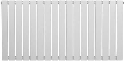 Radiador Plano Columna Única Blanco 600x1190 mm | Acero| 1080 W | Soportes y Cepillo Incluidos | Eficiencia Térmica | Instalación Fácil y Diseño Elegante para Hogar